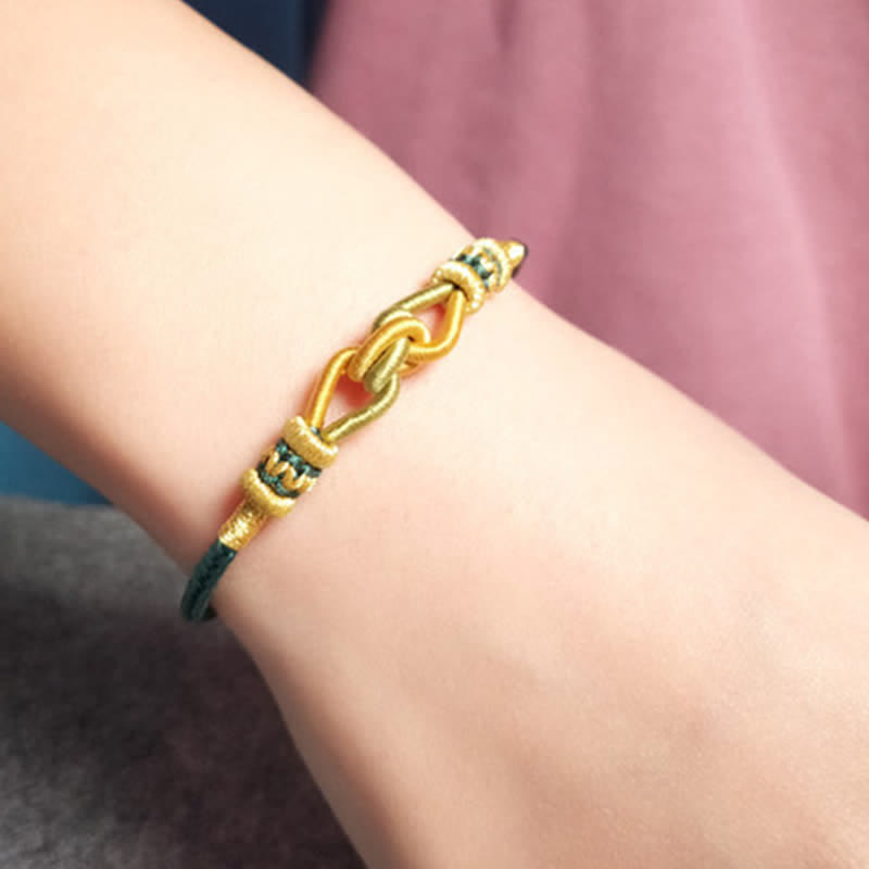 KarmaRipple's Handmade Knotting Faith Strength Braid String Bracelet p11