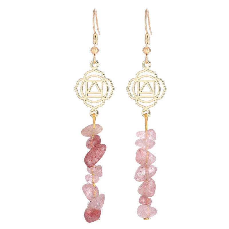 KarmaRipple's Balancing Crystals Zen Cairn Confidence Earrings ( p40