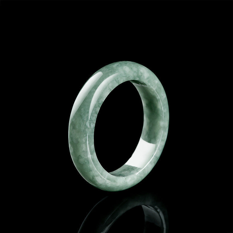 KarmaRipple's Authentic Jade Abundance Balancing Ring p9