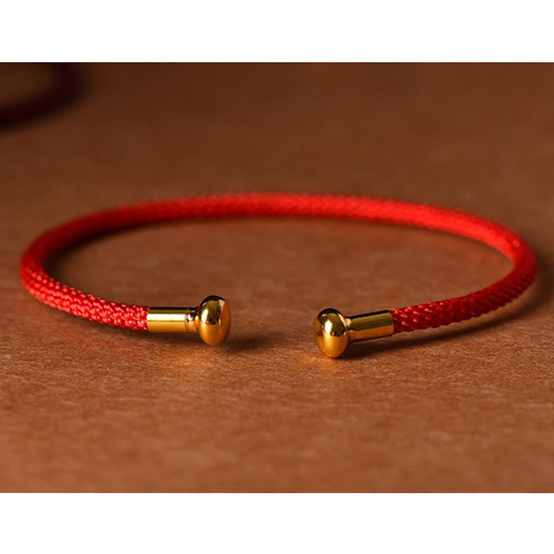 KarmaRipple's Simple Design Handmade Fortune Braid String Cuff Bracelet p25