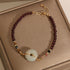 Garnet&Peace Buckle