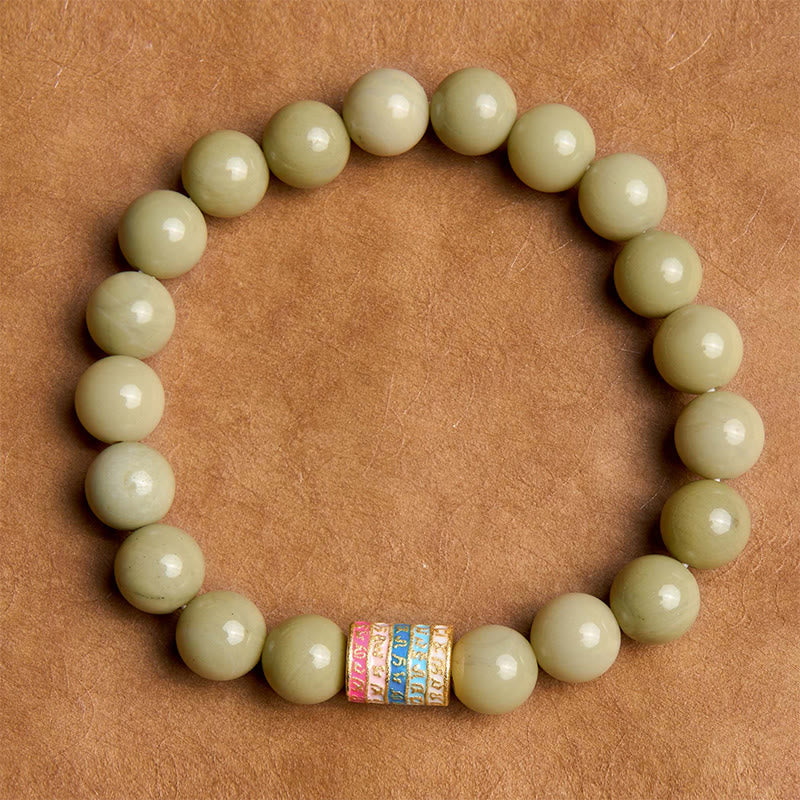 KarmaRipple's Authentic Alashan Agate Encourage Bracelet p3