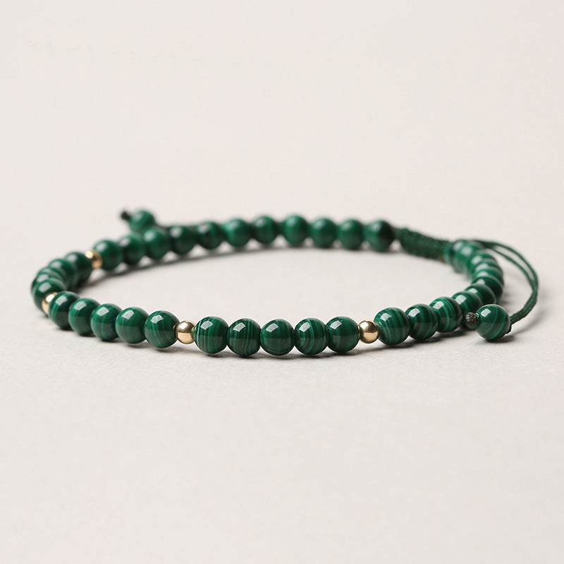 KarmaRipple's Authentic Malachite Protection Calmness String Bracelet p3