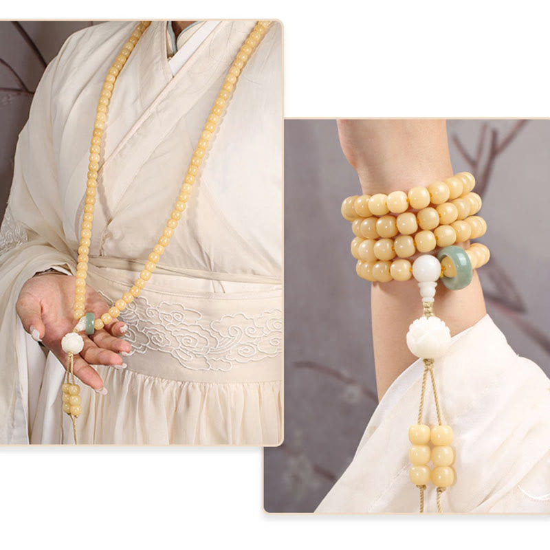 KarmaRipple's Authentic Bodhi Seed Lotus Dzi Bead Peace Balance Talisman Bracelet p10