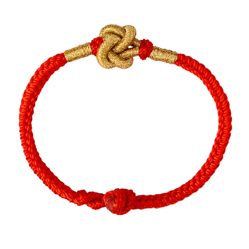 KarmaRipple's Handmade Simple Design Chinese Knotting Fortune Strength Braid String Bracelet p19