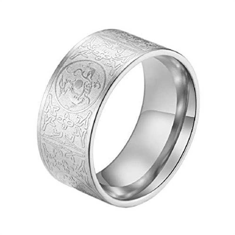 KarmaRipple's Four Guardian Beast Dragon Ivory Tiger Suzaku Basalt Carved Success Fortune Ring p30