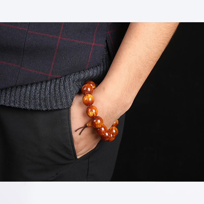 KarmaRipple's Golden Sea Willow Success Positive Bracelet Mala p12