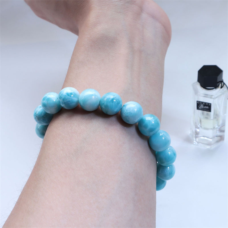 KarmaRipple's Authentic Larimar Wisdom Confidence Bracelet p8