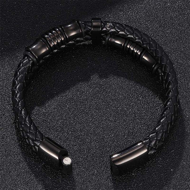 KarmaRipple's Layered Leather Weave Fortune Bracelet p10