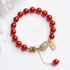 Red Agate&Joy and Happiness Letter