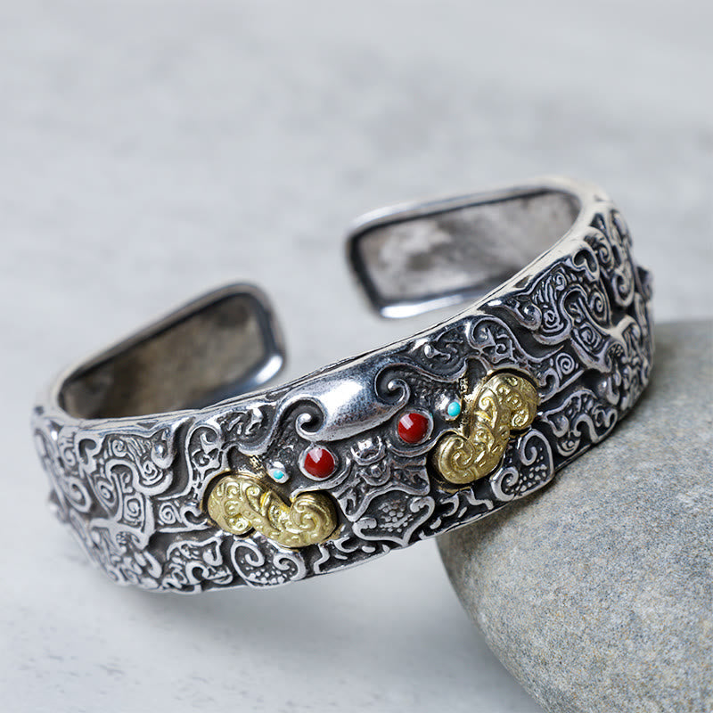 KarmaRipple's FengShui Engraving PiXiu Blessing Bracelet Bangle p3