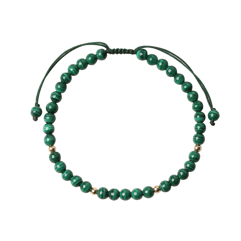 KarmaRipple's Authentic Malachite Protection Calmness String Bracelet p6