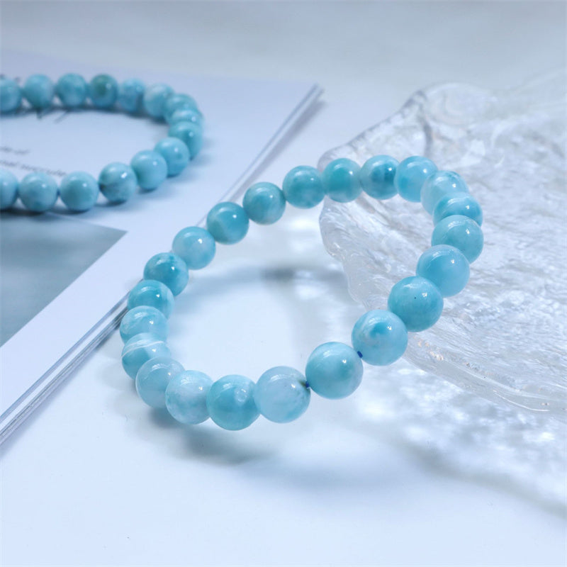 KarmaRipple's Authentic Larimar Wisdom Confidence Bracelet p12