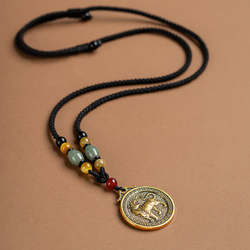 KarmaRipple's 12 Chinese Zodiac Blessing Wealth Fortune Pendant Necklace p21