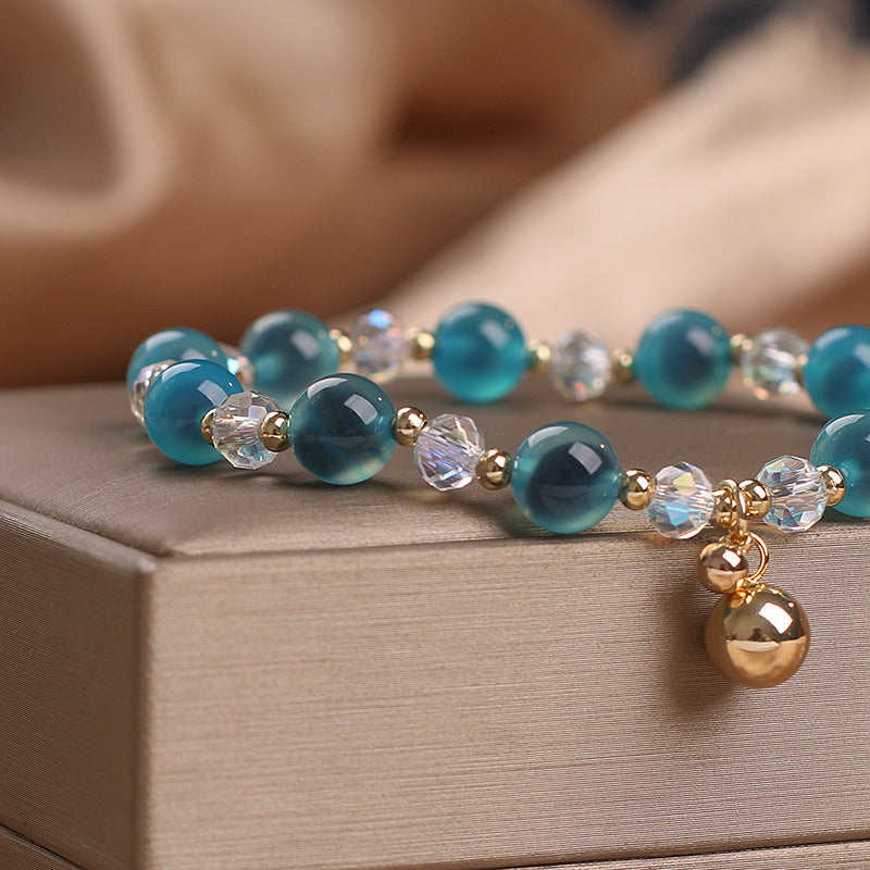 KarmaRipple's Candy Agate Balancing Balance Bead Talisman Bracelet p12