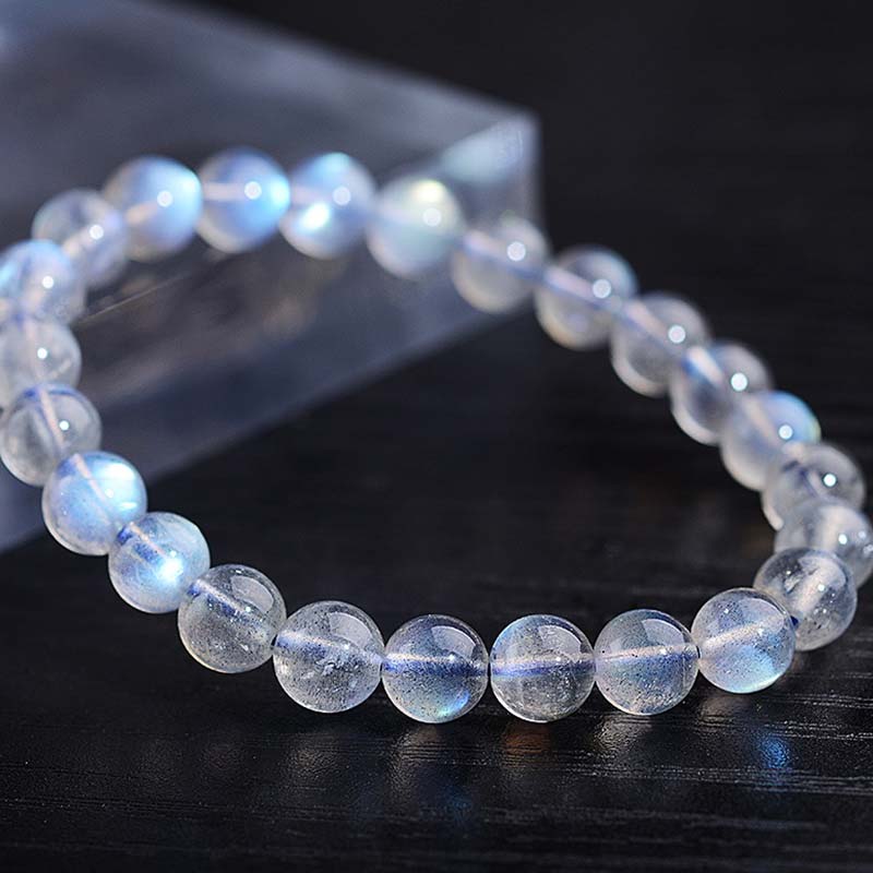KarmaRipple's Authentic Moonstone Balancing Beadwork Bracelet p2