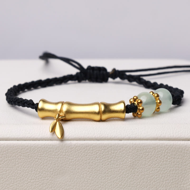 KarmaRipple's Bamboo Design Fortune Strength Woven Bracelet p17