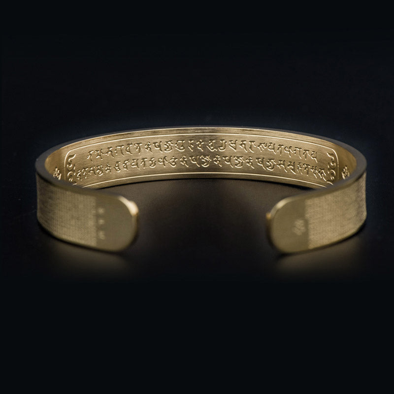 KarmaRipple's Shurangama Mantra Engraving Titanium Steel Blessing Bracelet p9