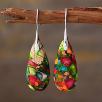 KarmaRipple's Emperor Stone Gemstone Happiness Earrings