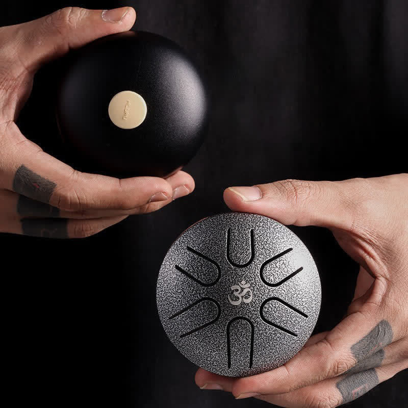 KarmaRipple's Mini Steel Tongue Drum 3 Inch Sound Balancing Drum Kit p9