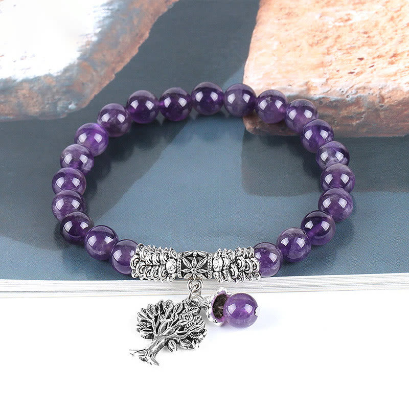 KarmaRipple's Authentic Gemstone Tree of Life Fortunate Talisman Stretch Bracelet p10