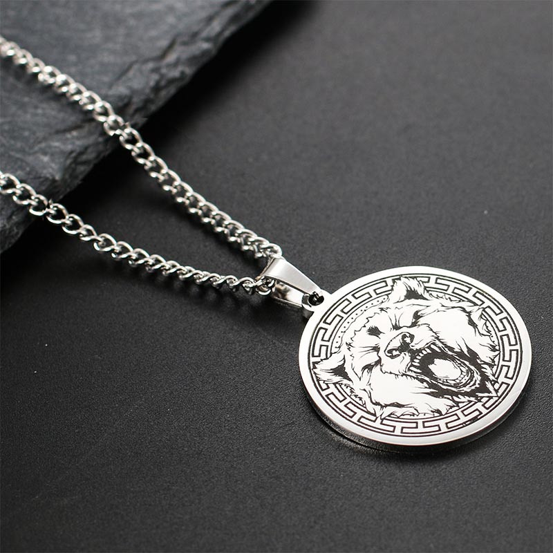 KarmaRipple's Animal Titanium Steel Chain Pendant Protection Necklace p22