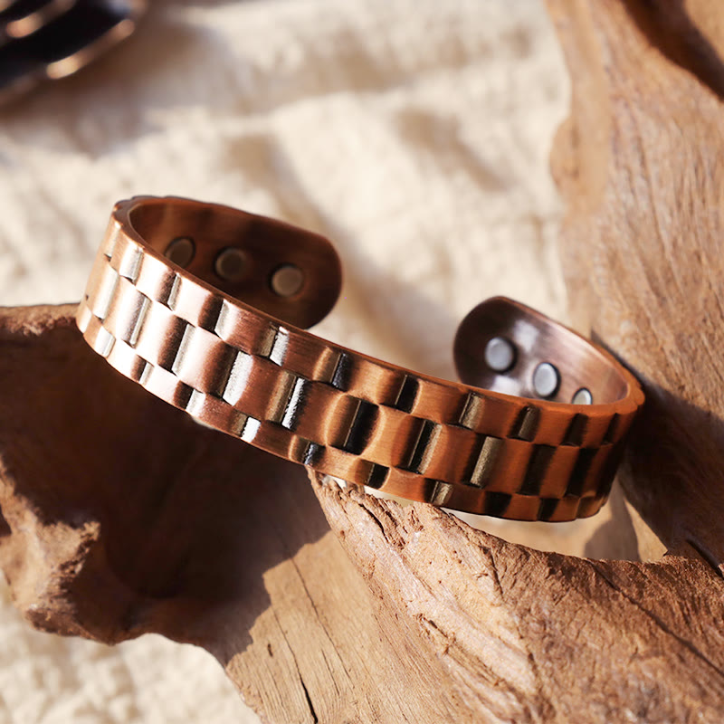 KarmaRipple's Vintage Bronze Balance Cuff Bracelet p3