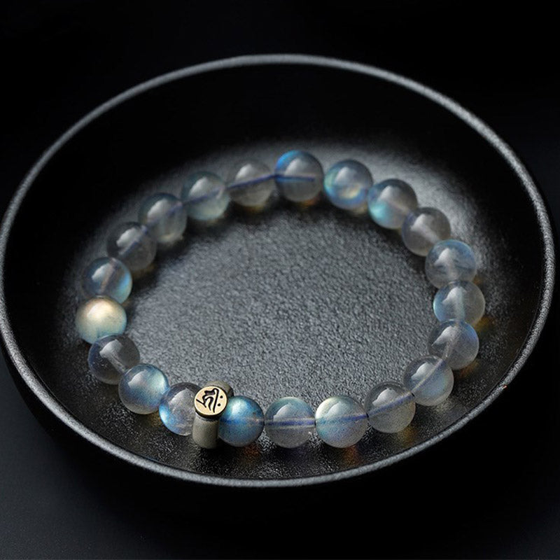 KarmaRipple's 12 Chinese Zodiac Moonstone Calm Love Bracelet p6