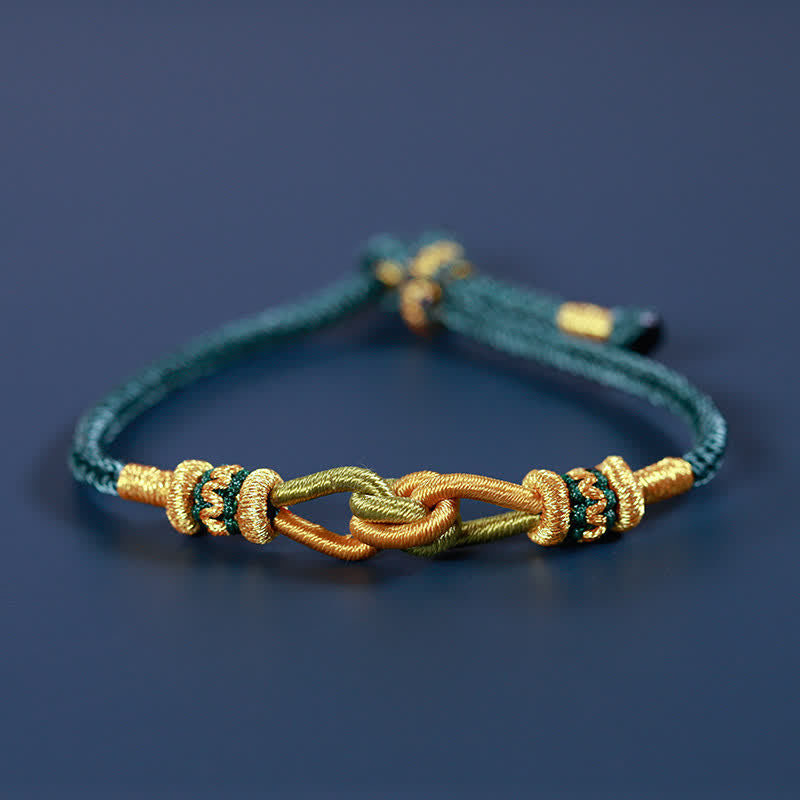 KarmaRipple's Handmade Knotting Faith Strength Braid String Bracelet p24