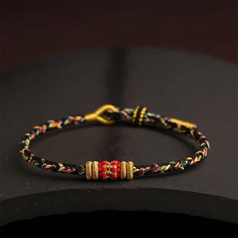KarmaRipple's Handmade Colorful Rope King Kong Weave Woven Fortune Bracelet p28
