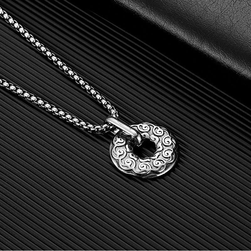 KarmaRipple's Tibetan Om Mani Padme Hum Peace Buckle Creativity Pendant Necklace p6