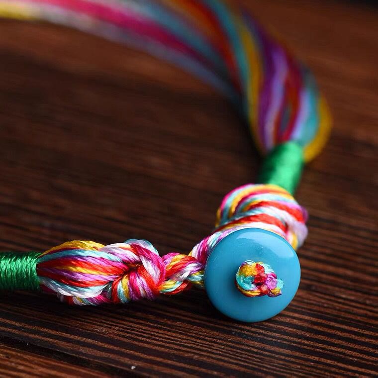 KarmaRipple's Tibetan Handmade Five Colorful Thread Dragon Boat Festival Protection Adult Child String Bracelet p6