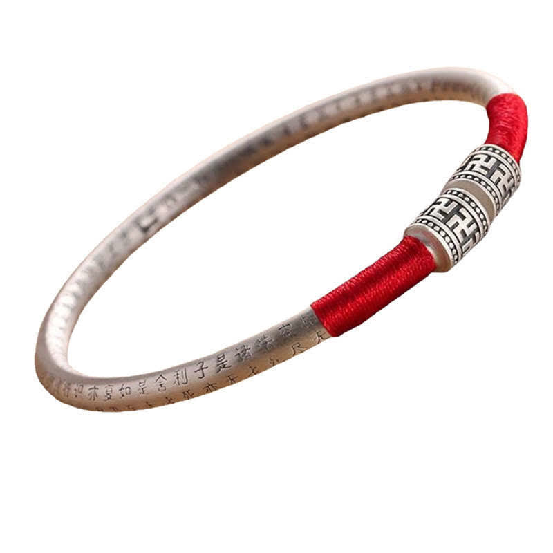 KarmaRipple's Tibet Om Mani Padme Hum Fortune Red String Bracelet Bangle p9