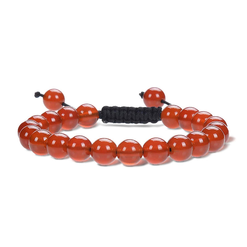 KarmaRipple's Authentic Balancing Power Gemstone Gemstone Beadwork Unisex Adjustable Macrame Bracelet p31