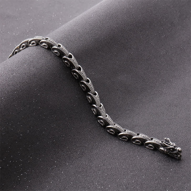 KarmaRipple's Dragon Pattern Titanium Steel Protection Pendant Necklace Bracelet p7