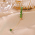 Five Cyan Jade Beads