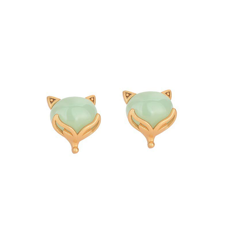 KarmaRipple's FengShui Jade Fortune Earrings p5