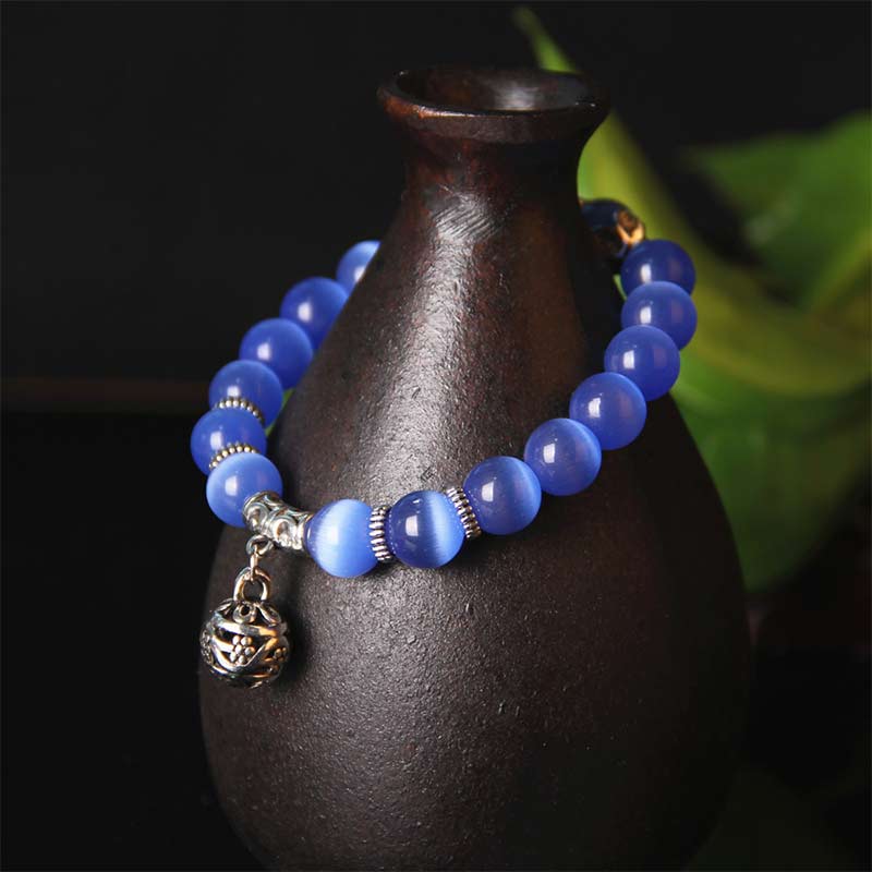 KarmaRipple's Tibetan Cat Eye Fortunate Bracelet p9