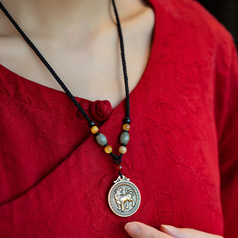 KarmaRipple's 12 Chinese Zodiac Blessing Wealth Fortune Pendant Necklace p19