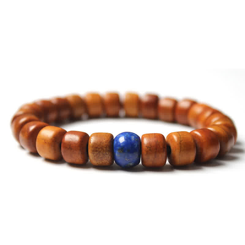 KarmaRipple's Tibetan Yak Bone Om Mani Padme Hum Strength Bracelet p37