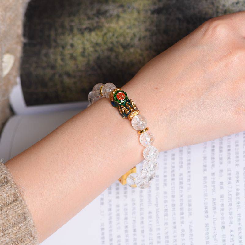 KarmaRipple's Color-Changing Pixiu Ivory Gemstone Dice Wealth Bracelet p7