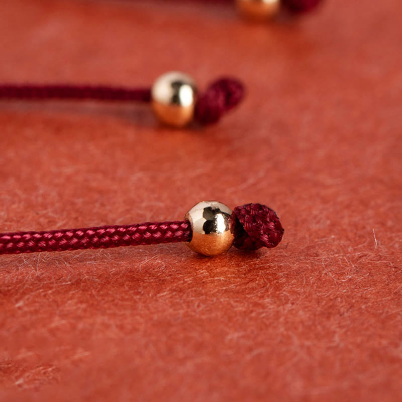 KarmaRipple's Garnet Cinnabar PiXiu Blessing Calm String Bracelet p13