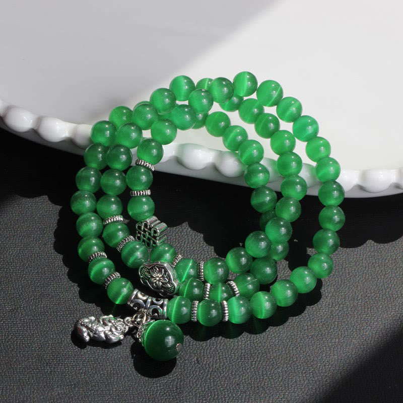 KarmaRipple's Cat Eye PiXiu Support Triple Wrap Bracelet p39
