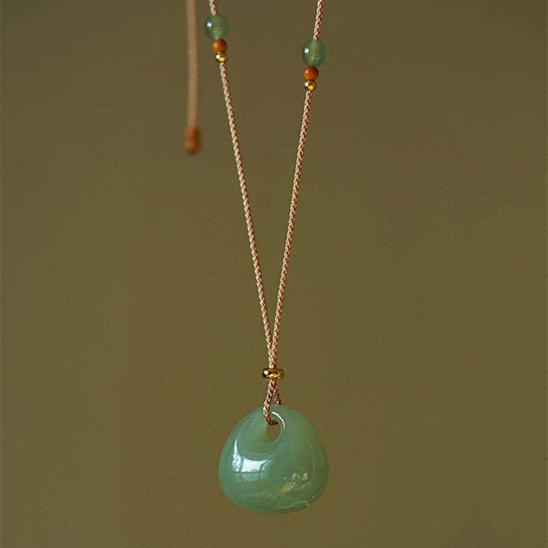 KarmaRipple's Authentic Jade Fortune Prosperity Pendant Necklace (Random Color) p8