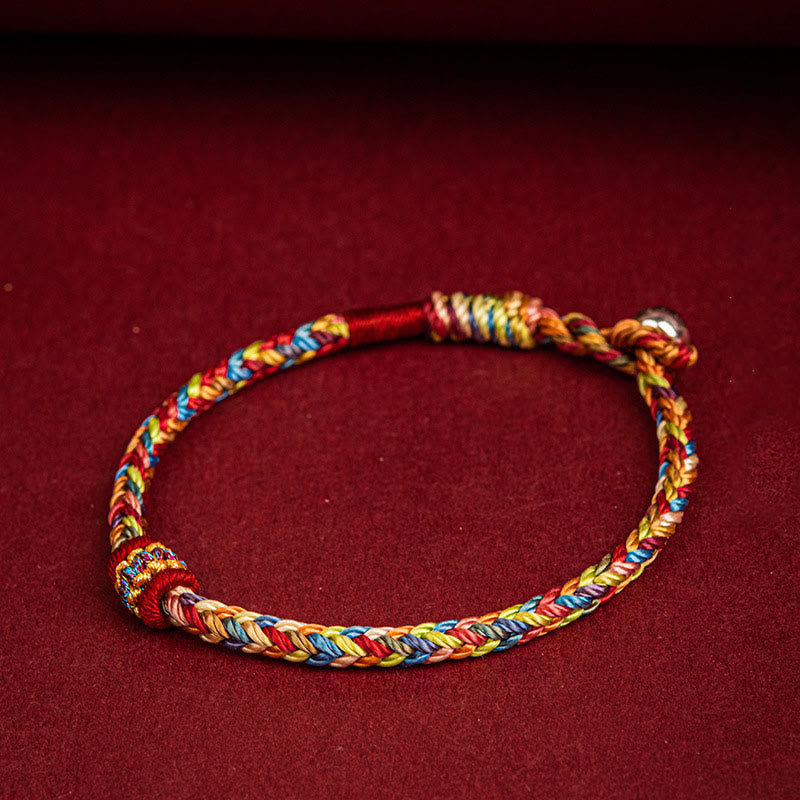 KarmaRipple's Handmade Dragon Boat Festival Fortune Colorful Rope Child Adult Bracelet p3