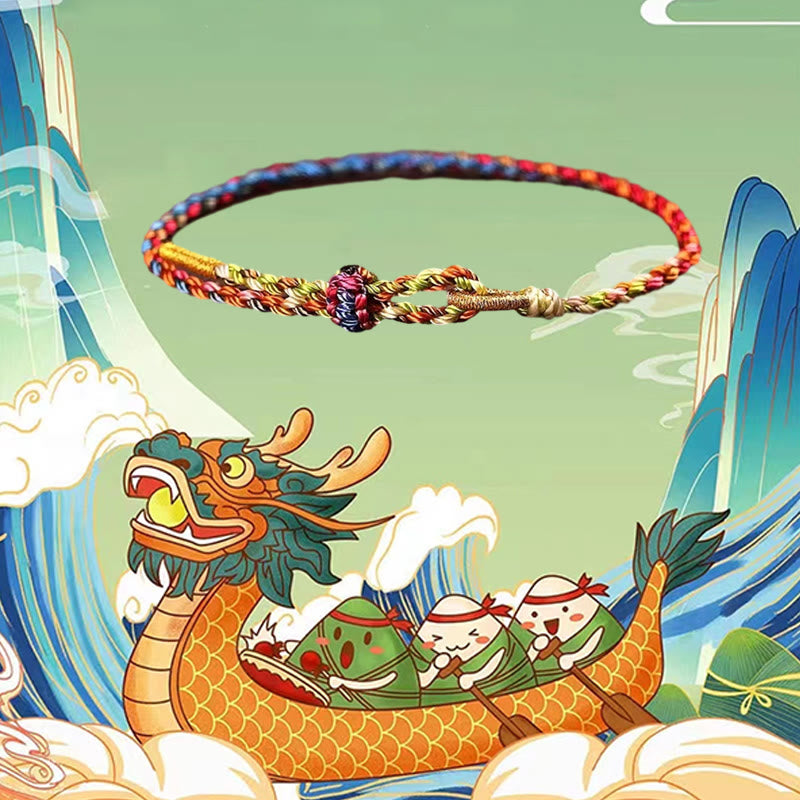 KarmaRipple's Handcrafted Fortune Colorful Rope Child Adult Bracelet p6