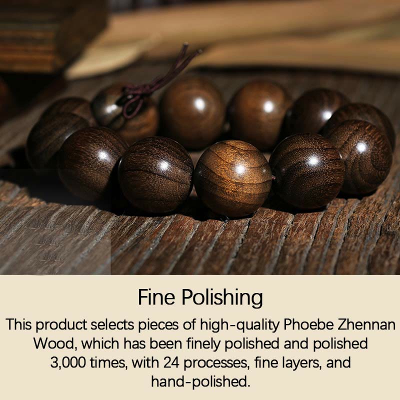 KarmaRipple's Rare Phoebe Zhennan Wood Spirituality Blessing Bracelet p13