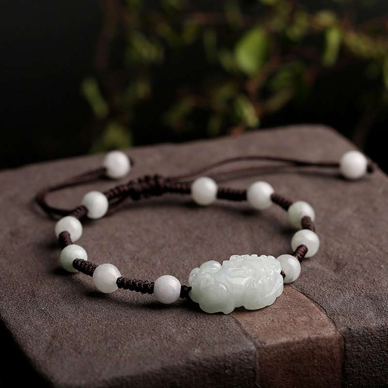 KarmaRipple's Authentic Jade PiXiu Fortune Bracelet p12