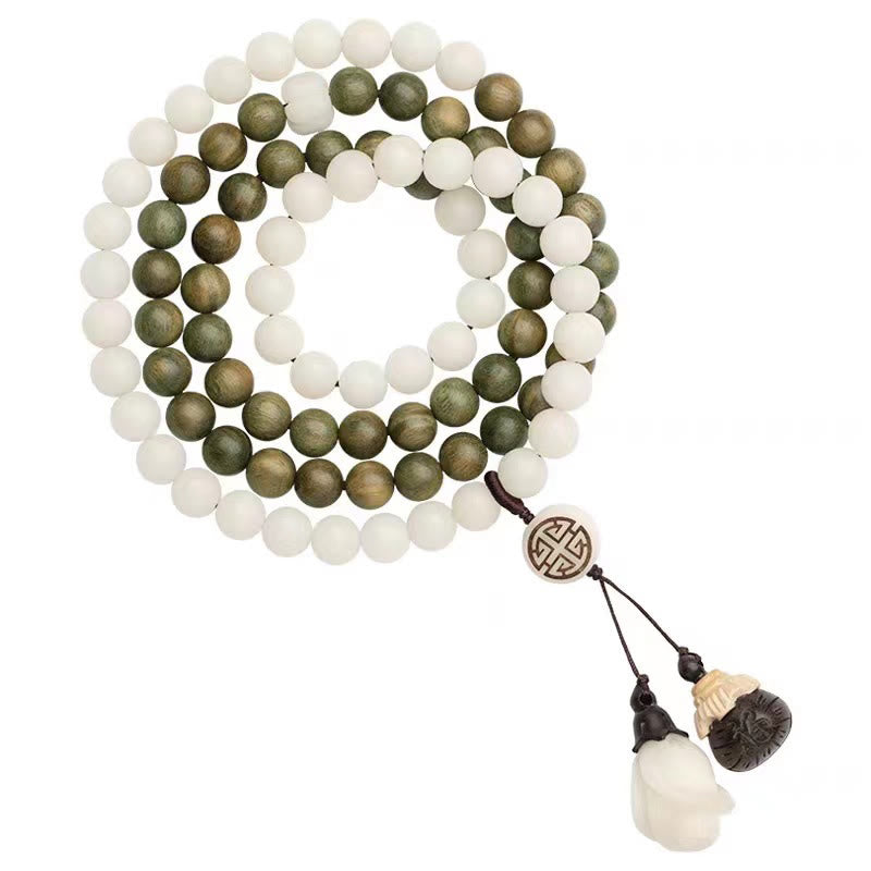 KarmaRipple's Authentic Green Sandalwood Bodhi Seed Soothing Bracelet p16