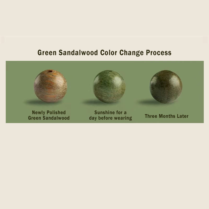 KarmaRipple's Authentic Green Sandalwood Bodhi Seed Soothing Bracelet p15